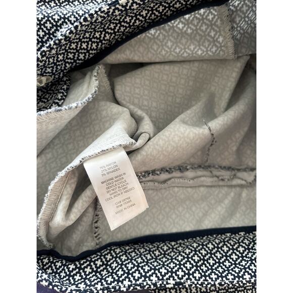 Cynthia Rowley | Blue Geometric Ankle Dress Pants | Sz 4 - Picture 5 of 5